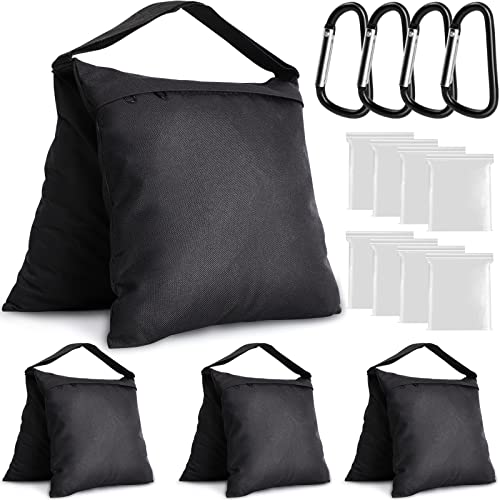 Aimosen 4 Packs Sandbags Weight Bags for Light Stand Photography Video Equipment, Heavy Duty Saddlebag for Backdrop Stand,...