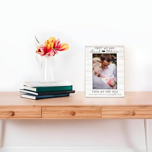 Foyoulame Baby Picture Frame 4x6, Family Wooden Picture Frame, Families Frames, New Baby Gifts, Newborn Babies Gifts, Firs...