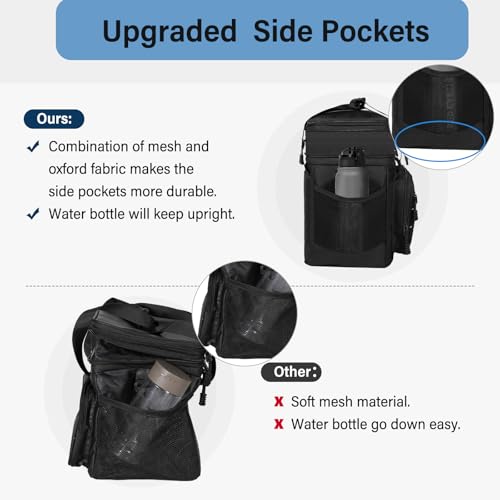 Lunch Box Cooler Bag - Tactical Insulated Lunchbox for Men - Large Soft Expandable Lunch Pail for Adults Work Outdoor Shif...