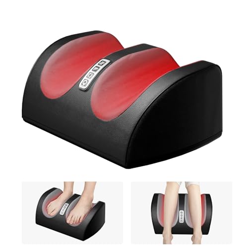 LINGTENG Shiatsu Foot Massager with Heat, FSA Eligible HSA Foot Massager for Foot Massage and Calf Massage, Foot and Calf ...