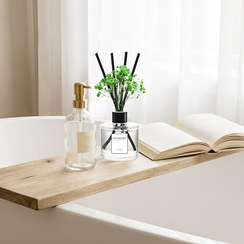 RYANNER Reed Diffuser Set of 3 Pack,Lavender Eucalyptus/White Jasmine/Lemongrass Scented Oil Diffuser with Sticks(1.7 fl o...