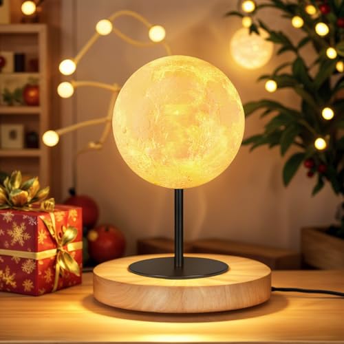 Moon Lamp Small Table Lamp for Bedroom, Dimmable Bedside Table Lamp with 30 Modes, Night Light Bedside Lamps for Night Sta...