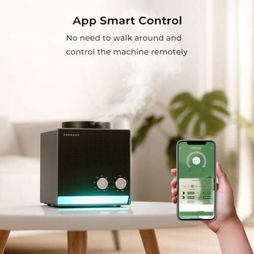 Aromadd Smart Aroma Scent Waterless Essential Oil Diffuser, Cold Air Tech Scent Air Machine for 1500 Sq Ft, 200ml Hotel Co...