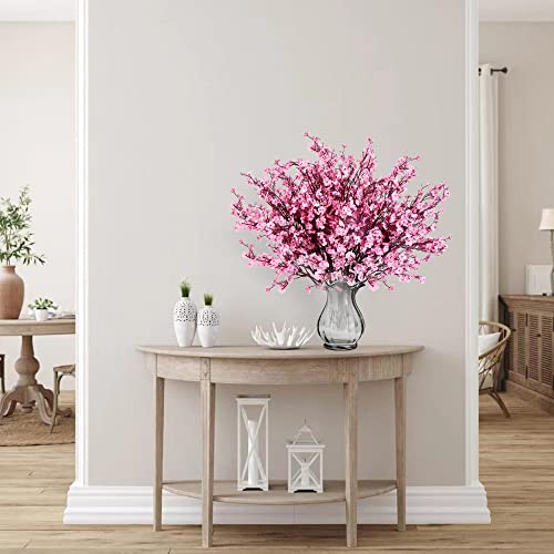Sggvecsy 10 Pcs Babys Breath Artificial Flowers Gypsophila Bouquets Bulk Real Touch Fake Silk Flowers for Home Wedding DIY...