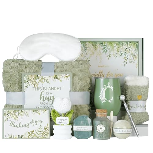 InnoBeta Personalized Gift Baskets for Women who Have Everything, Unique Gifts for Her on Birthdays, Christmas, Useful Sel...