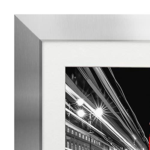 Americanflat 11x14 Picture Frame with Shatter-Resistant Glass - Use as 8x10 Frame with Mat or Display 11x14 Photo Without ...