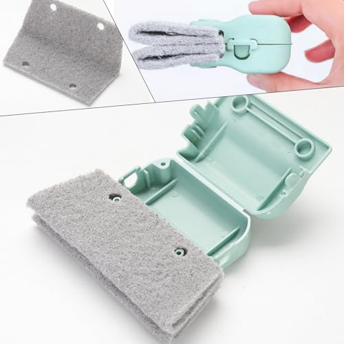 CRAFNEW 14Pcs Window Track Cleaning Tools, Deep Clean Groove Gap cleaning brush Kit for Window/Door Tracks, Sliding Doors,...