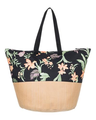 Roxy Women's Beach Tote Bag | Travel | Vacation | Straw | Lightweight | Breathable