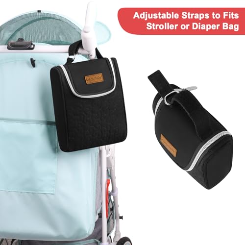 Accmor Breastmilk Cooler Bag, Insulated Baby Bottle Cooler Tote Bags for Nursing Mom Daycare, Portable Breast Milk Cooler ...
