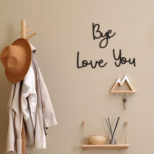 Dripykiaa Love You Bye Wood Sign Home Decor Boho Decor Wall Decor Express Love and Warm for Your Family Lovers Wall Art Gi...