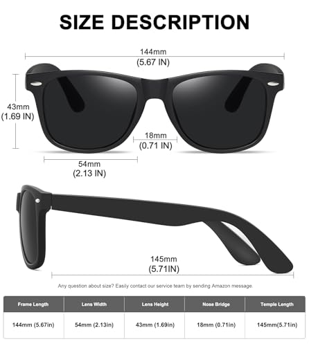 MEETSUN Polarized Sunglasses for Men Women Classic Retro Sun Glasses for Driving UV Protection