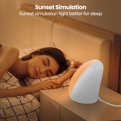 LASTAR Sun Lamp, 10,000 Lux Sunlight Lamp with 4 Color Temperatures & 5 Brightness & 1H Timer, Touch Control Daylight Lamp...