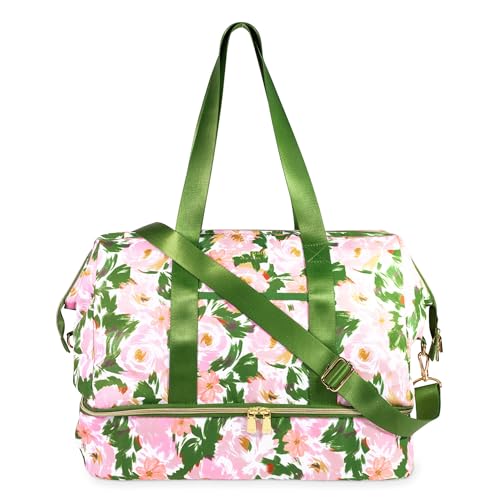 kate spade new york Large Capacity Insulated Cooler Tote Bag, Soft Sided Portable Beach Cooler with Shoulder Strap (Hidden...