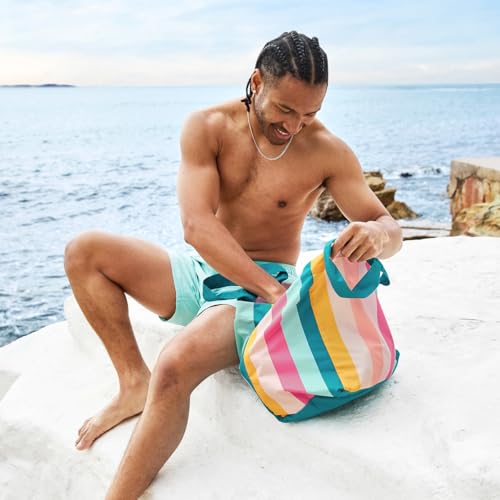 Dock & Bay Everyday Beach Tote Bag - Reusable Carrier Bag for Daily Use - Carries Up to 10kg - 100% Recycled Materials