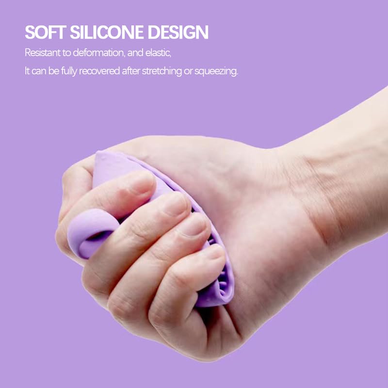 Generic Silicone Makeup Brush Cleaner, Brush Scrubber Bowl, Portable Washing Tool Cosmetic Brush Cleaner (Purple)