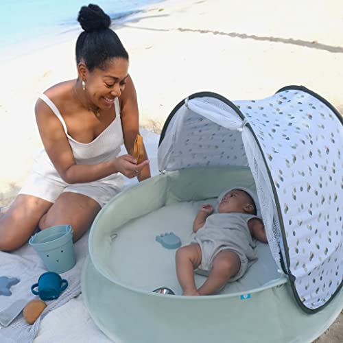 Babymoov Aquani 3-in-1 Infant & Baby Beach Tent & Pool, UV Protection Sunshade, Pop-Up Play Area & Portable Outdoor Paddli...
