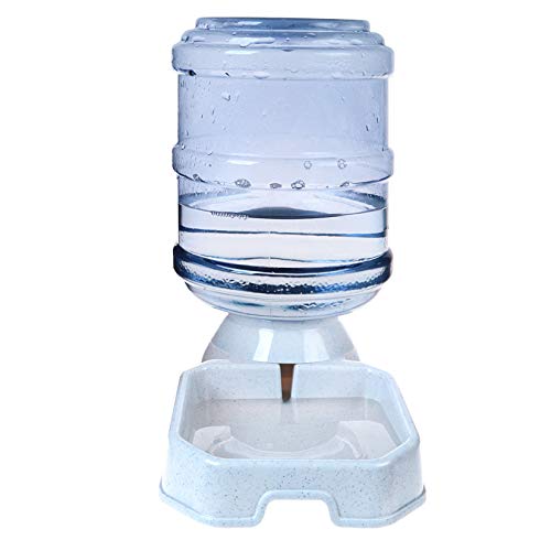 Pet Water Dispenser Station - 1 Gal Replenish Pet Waterer for Dog Cat Animal Automatic Gravity Water Drinking Fountain Bot...