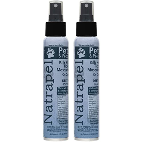 Natrapel Essential Oil Insect Repellent for Pets and People Uncarded - 2 Pack
