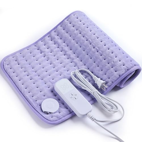 Heating Pad for Back Pain Cramps Relief - Electric Heating Pad for Neck/Shoulder/Muscle Pain - 6 Heat Settings, Auto Off, ...