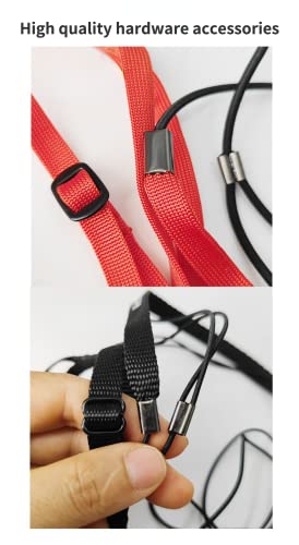 Adjustable Bird Harness with 78.7 Inch Leash, Outdoor Flying Training Rope Kit for Bird Parrots, Parrot Flying Rope Straps...