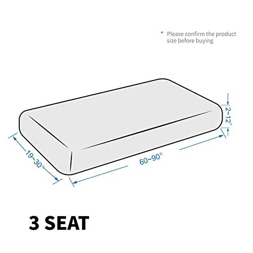 MAXIJIN Velvet Stretch Couch Cushion Covers Soft Sofa Cushion Cover Replacement Sofa Seat Cushion Slipcovers Furniture Pro...