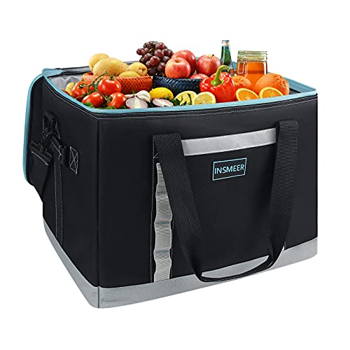 INSMEER Insulated Cooler Bag 65Cans/32 Cans Large Cooler Bag Soft Sided Cooler with Shoulder Strap, Collapsible Leakproof ...
