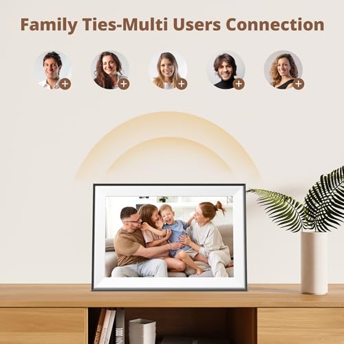 Dragon Touch 10.1'' WIFI Digital Picture Frame - 1280*800 HD IPS Touch Screen Digital Photo Frame Display, Auto-Rotate, Sh...
