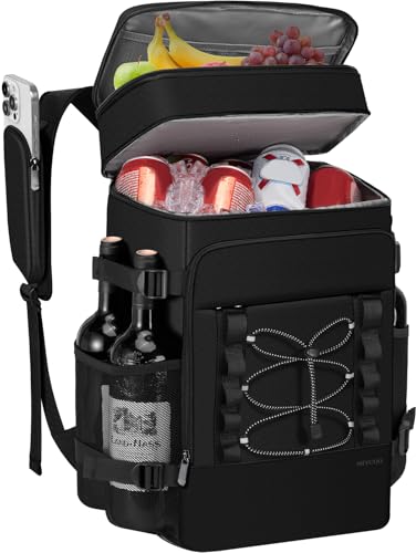 MIYCOO Cooler Backpack - 40 Cans Insulated Backpack Cooler for Men & Women, Portable 2 Leak Proof Compartments Coolers Bag...