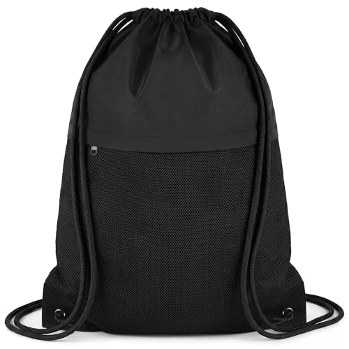 TILYMOL Drawstring Backpack Gym Bag - String Gym Bag for Men & Women, Lightweight Cinch Sports Sackpack for Beach, Travel,...