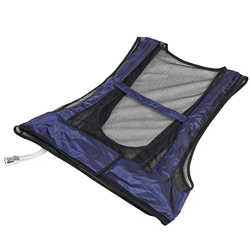 Garosa Adult Cooling Vest with Adjustable Vortex Tube Technology, Compressed Air Powered, Blue, Cotton and Oxford Fabric, ...