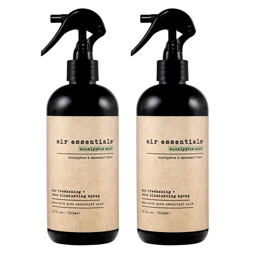 Air Essentials 12 oz Air Freshener & Odor Eliminator Spray - Neutralize Odors from Smoke, Pets, Food & Garbage in Homes, O...