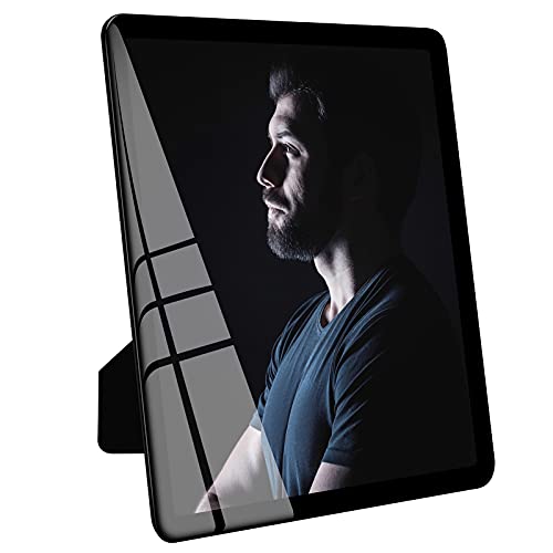 Bluesun 8x10 Picture Frame Black Standing can be Vertical and Horizontal - Real Glass Frames, Cool 8×10 Photo Frame, Wall ...