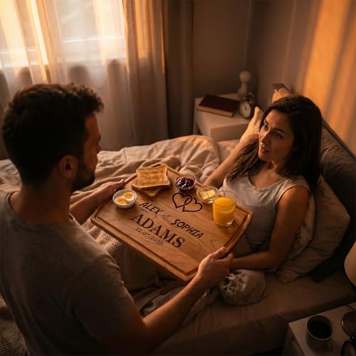 Personalized Cutting Board | Custom Engraved Wood Charcuterie Board for Wedding, Anniversary & Housewarming | Gift for Cou...