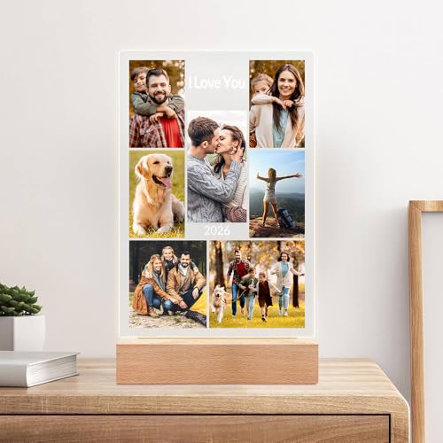 KoxSmar Custom Picture Frame, Custom Photo Frame, Personalized Picture Frames, Personalized Anniversary Birthday Gifts for...