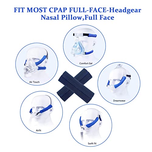 NATAKU 8 Pack Mask Strap Covers,Headgear Strap Cushions,Comfort Mask Cushions Pads, Soft-Fleece Face Mask Cover Fits Most ...