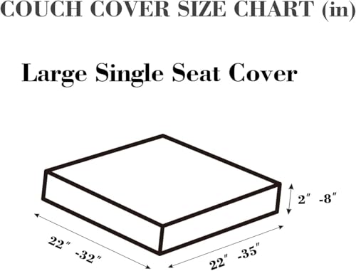 Disayu Couch Cushion Covers Sofa Covers Couch Covers for Sofa Pet Friendly Universal Sofa Covers Washable Stretch Slipcove...