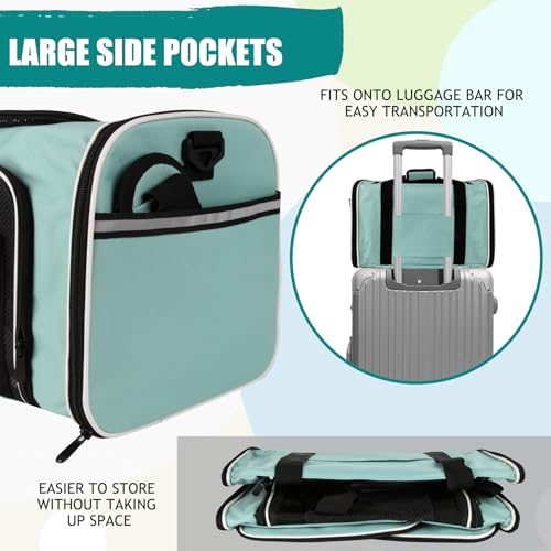 Cat, Dog Carrier for Small Medium Pet Carriers Up to15Lbs, Cats Carrier Soft- Sided Puppy Dogs Bag Portable Foldable Airli...