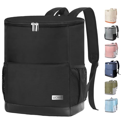 Insulated Cooler Backpack Outdoor - Leak Proof Backpack Cooler 30 Cans, Waterproof Lightweight Cooler Bag for 12h Hot/Cold...