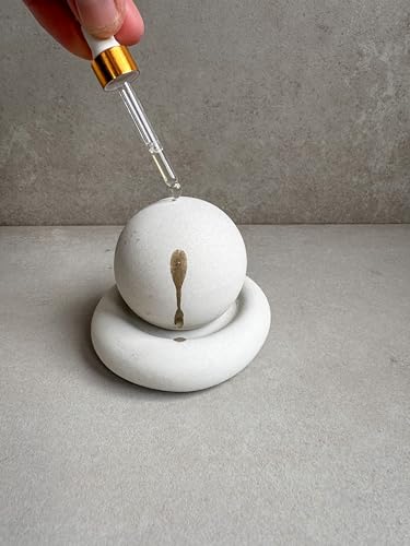 Concrete Essential Oil Diffuser, Aromatherapy Sphere, Passive Dome Diffuser, Cement Decor, Fragrance Air Freshener, Cement...