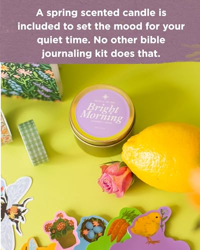 Selah by Mr. Pen Spring Bible Journaling Kit, Limited Edition, Journaling Kit with Highlighters, Gel Pens, Washi Tape, Sti...