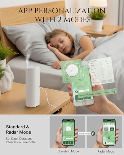 Aromadd Scent Diffuser Starter Kit – Waterless Essential Oil Diffuser for Home, 1500 Sq.Ft Coverage Scent Air Machine, Sma...