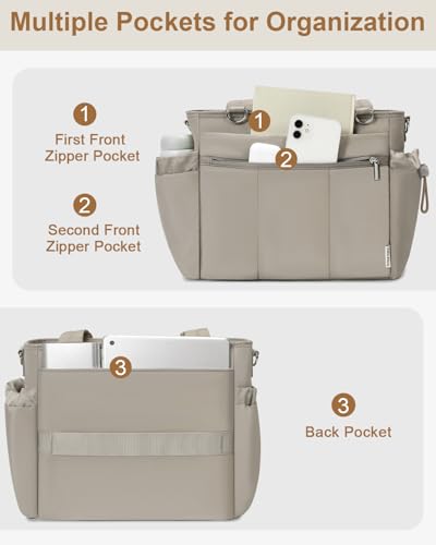 Lunch Box for Women Lunch Bag Tote - Soft Lightweight Large Lunchbox - Insulated Cooler Bag with Adjustable Shoulder Strap...