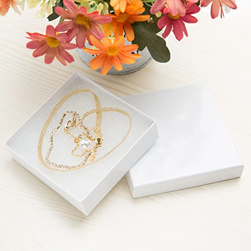 Magicool Hanger Magicool 20 Pack 3.5x3.5x1 Inch Cardboard Jewelry box Necklaces,Bracelets,Earrings,Small Gift Packaging,Je...