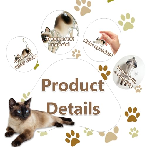 hhdatc Pet Hair Keychain Cat Fur Keepsake Holder Cat Keychain Memorial Pendant Keyring Gift Pet Hair locket for Pet Lovers...