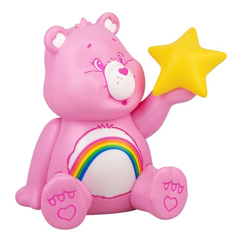 Paladone Care Bears Cheer Bear GloBuddies Night Light, Officially Licensed 3D LED Mood Lamp, Battery Powered Bedroom & Des...
