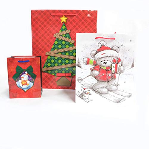 Holiday Gift Wrapping Bag Set, 10 PC