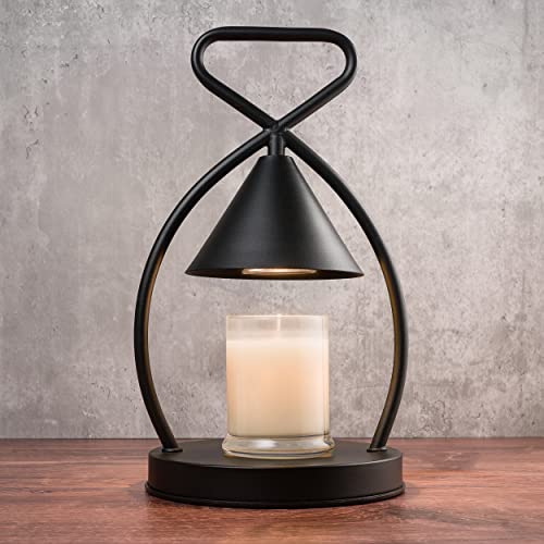 Candle Warmer Lamp with Timer - 1H, 2H, 4H, 2 Bulbs, Compatible with Jar Candles, Adjustable Light and Heat Output, Stylis...