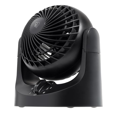 IRIS USA WOOZOO Mini Desk Fan, Air Circulator, 3 Speeds, 32ft Max Air Distance, 108ft² Coverage, 112° Adjustable Vertical ...