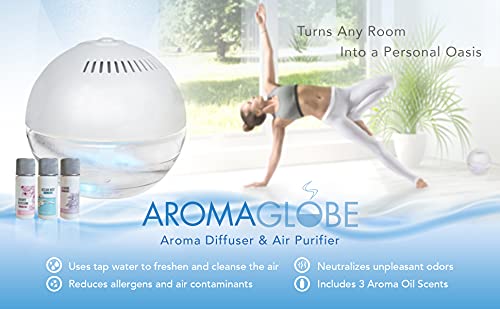 Daiwa Felicity Aroma Globe Air & Room Revitalizer - White Noise Aromatizer Air Washer Machine with Scented Oils, Water Air...