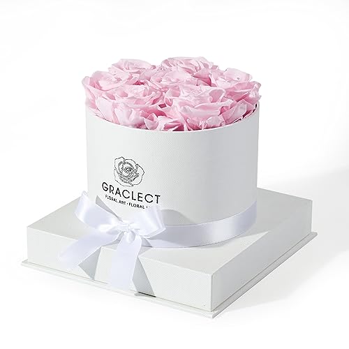 Graclect Flowers for Delivery Prime - Preserved Roses in a Box - Forever Flowers, Immortal Roses, Eternal Rose Birthday Gi...